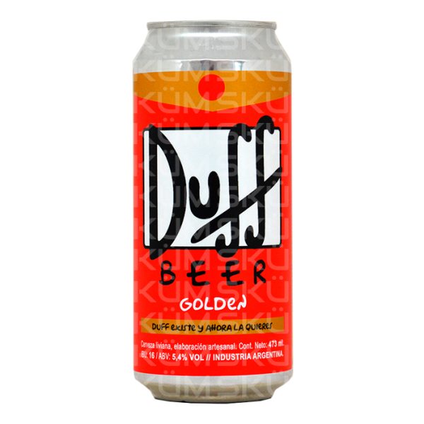 Cerveza Duff Golden Ale