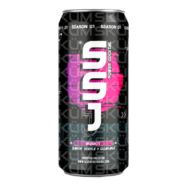 SSJ Ruskiy Power Cocktail Vodka + Guarana Lata x 473 ml