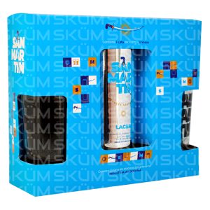 San Martin Lager Gift Pack Latón 710 + 2 Vasos