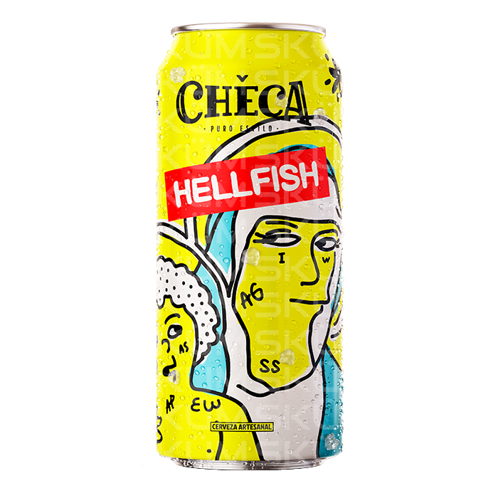 Checa Hellfish Red IPA Lata 473 ml