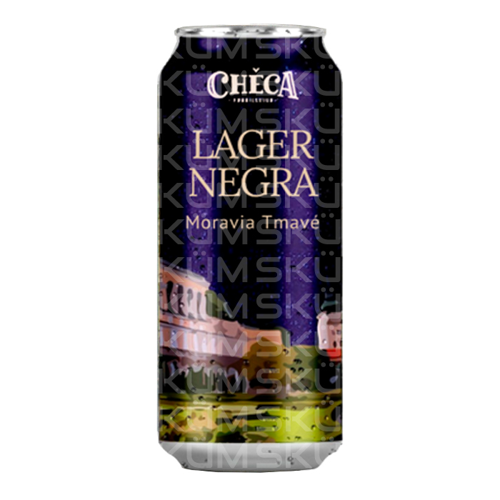 Checa Lager negra Lata 473 ml