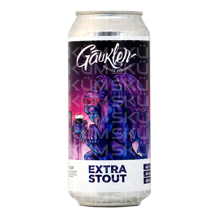 Gaukler Extra Stout Lata 473 ml