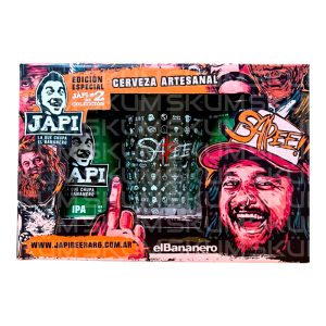 Japi Gift Pack 2 latas con Vaso El Bananero