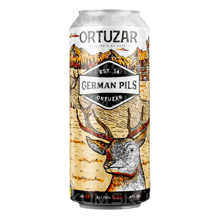 Ortuzar German Pils Lata 473 ml