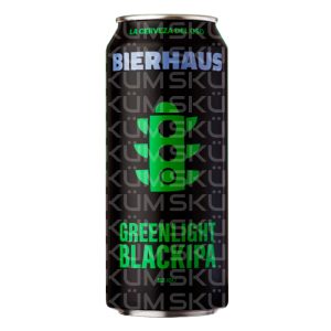 Bierhaus Green Light Black IPA lata 473 ml