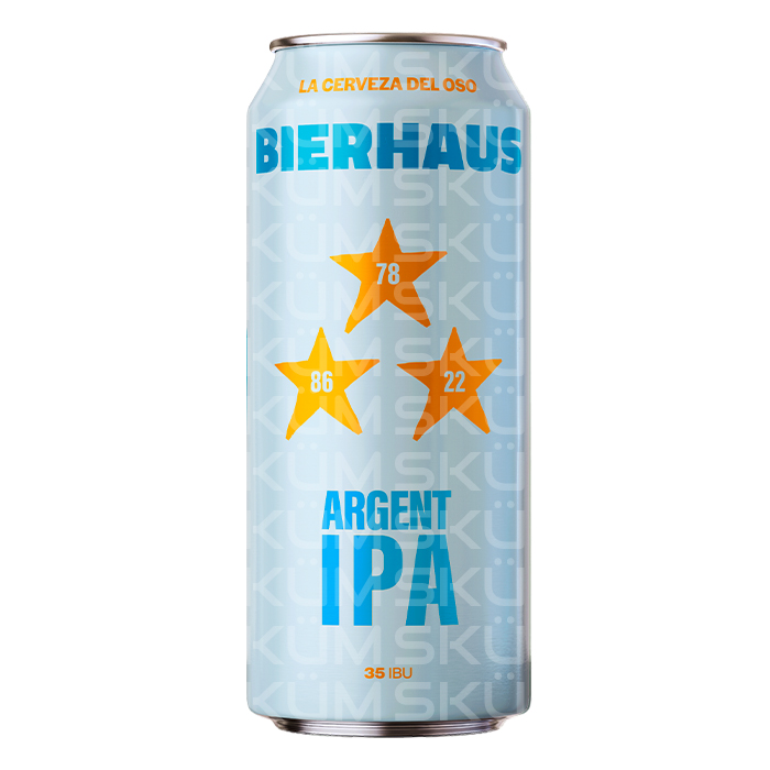 Bierhaus Argent IPA lata 473 ml