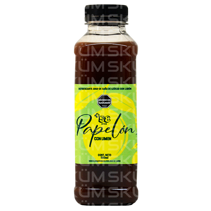 + 58 CCS Papelón con Limón Botella Pet 500 ml