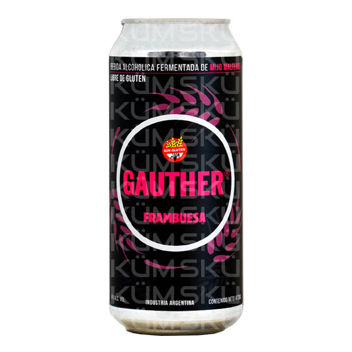 Gauther Frambuesa sin TACC lata 473 ml