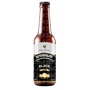 Straus Black Quinoa Stout sin TACC porrón 330 ml
