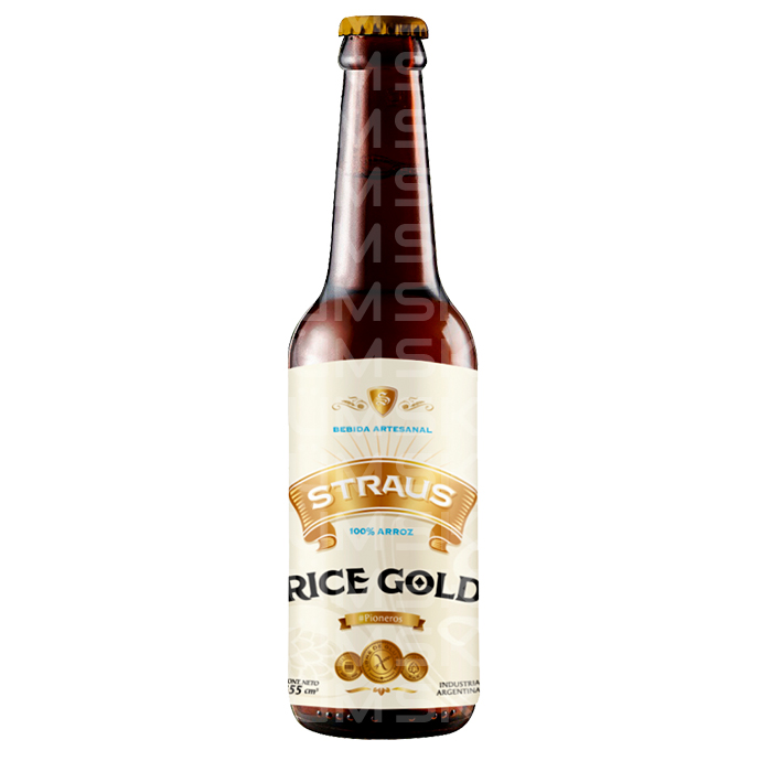 Straus Rice Gold sin TACC Porron 330 ml